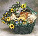 Sunflower Treats Gourmet Gift Basket