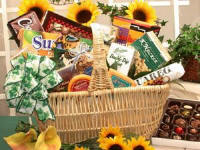 Sunflower Days Grand Gourmet Basket