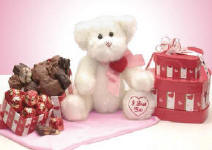 "I Love You" Valentine Chenille Bear